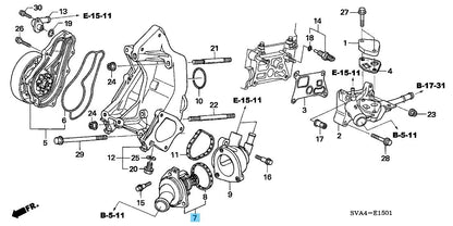 HONDA CR-V RE 07-14 CIVIC SI 06-15 Genuine Thermostat Assy 19301-RAF-004 OEM