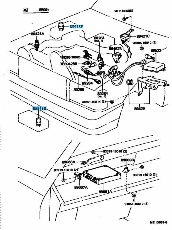 TOYOTA LAND CRUISER LEXUS LX470 98-07 Genuine Main Switch Relay 85915-30050 OEM