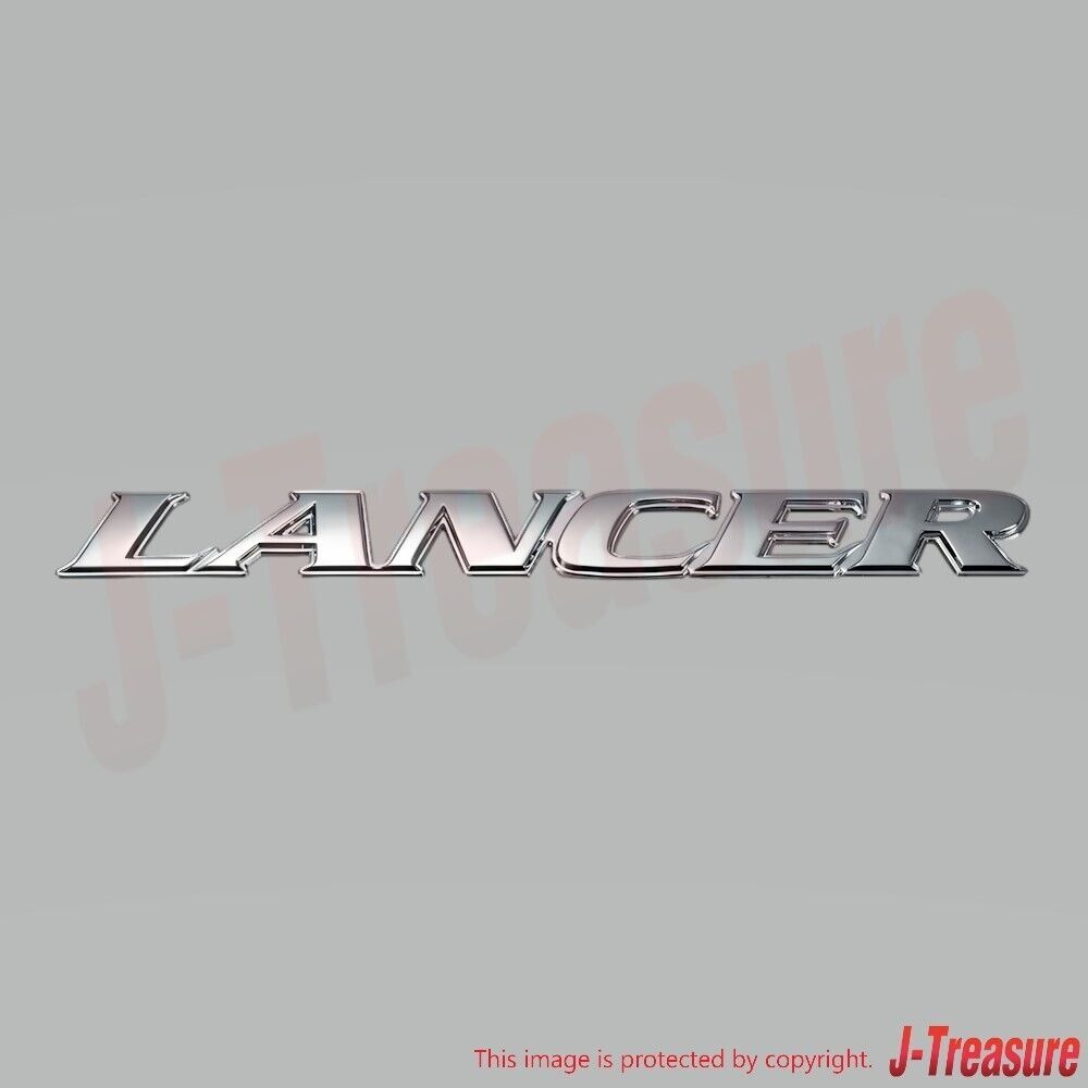 MITSUBISHI LANCER EVO 5 6 CP9A Genuine Rear Emblem "LANCER" MR245075 OEM