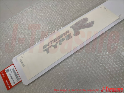 HONDA INTEGRA TYPE-R DC5 Genuine Rear Side Fender Decal Sticker Silver Set OEM