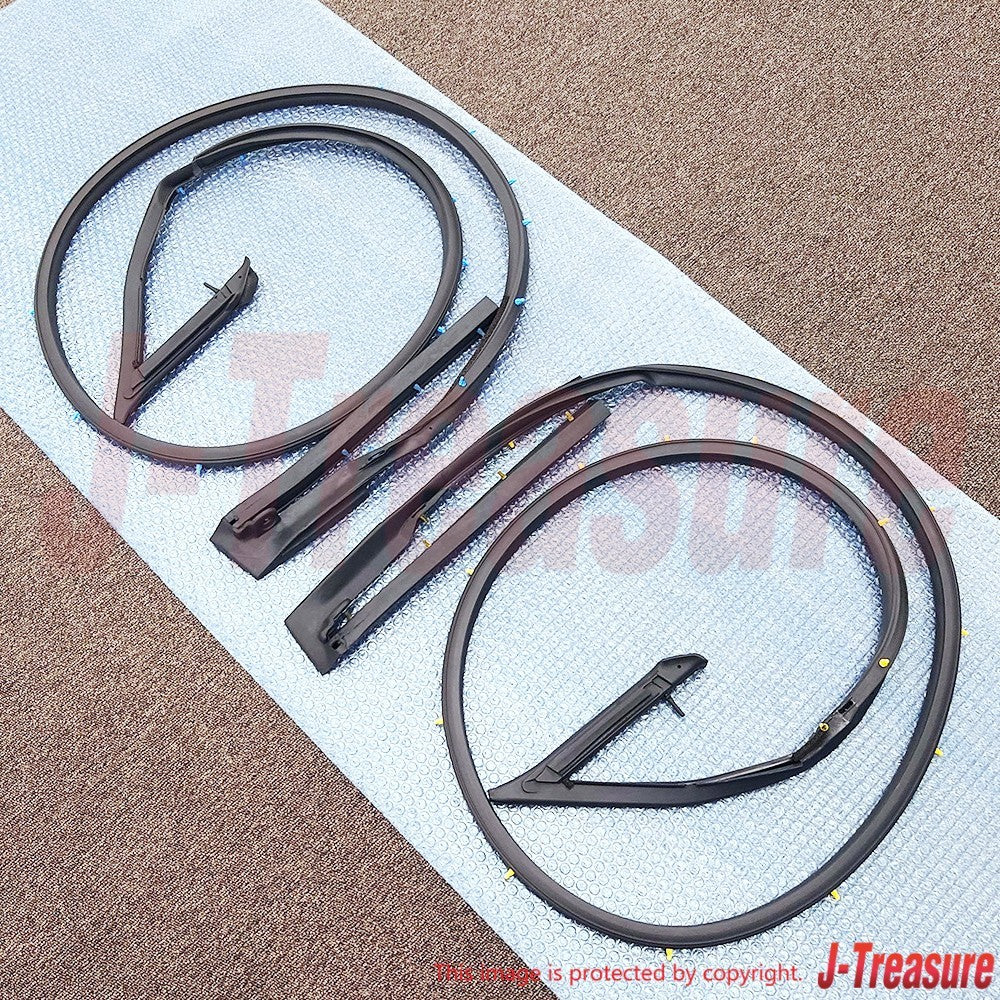 NISSAN 300ZX Z32 90-96 Genuine Front Door Weatherstrip 2-Seater RH & LH Set OEM