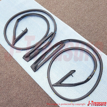 NISSAN 300ZX Z32 90-96 Genuine Front Door Weatherstrip 2-Seater RH & LH Set OEM