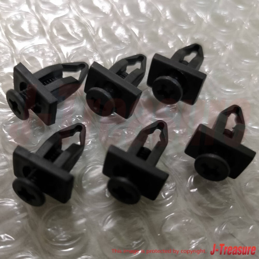 NISSAN FAIRLADY Z 300ZX Z32 Genuine Cowl Top Grill Clip 66814-01A00 6pcs Set OEM