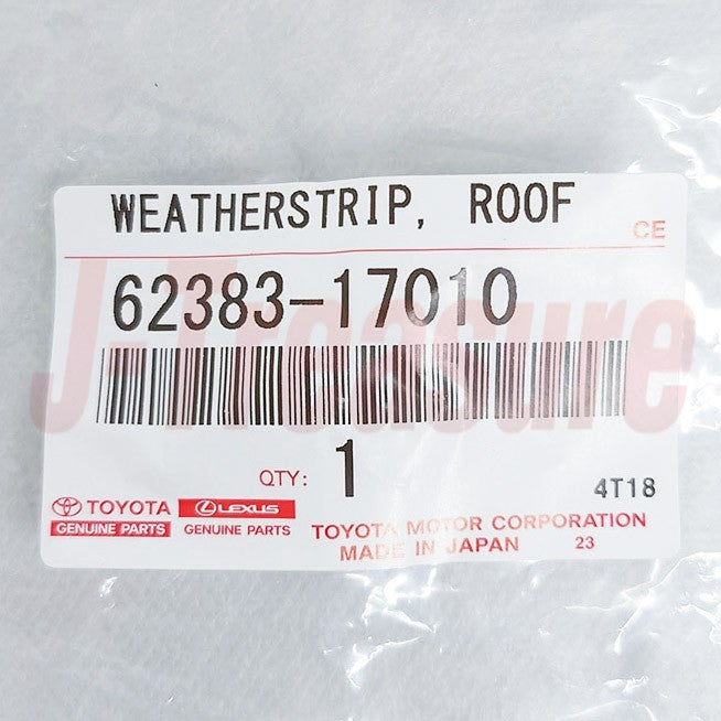 TOYOTA MR2 SPYDER ZZW30 '00-05 Genuine R/Roof Side Rail Weatherstrip RH OEM