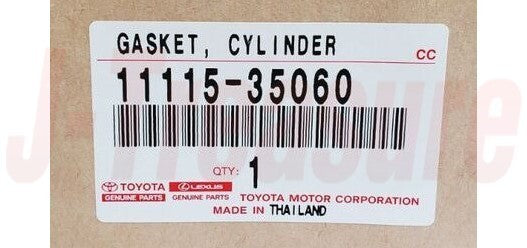 TOYOTA 4RUNNER RN110 VZN100 84-95 Genuine Cylinder Head Gasket 11115-35060 OEM