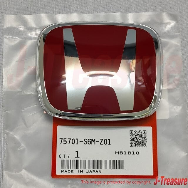 HONDA INTEGRA DC5 TYPE-R 02-06 Genuine Rear Red Emblem Badge 75701-S6M-Z01 OEM