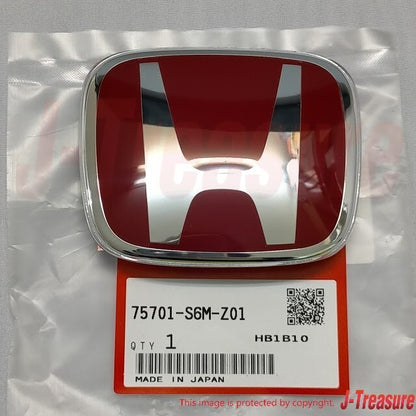 HONDA INTEGRA DC5 TYPE-R 02-06 Genuine Rear Red Emblem Badge 75701-S6M-Z01 OEM