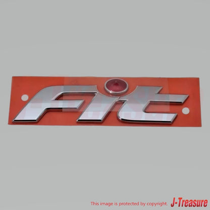HONDA FIT GD1 GD2 Genuine Rear Emblem Red Dot "FIT" 75722-SAA-010 OEM