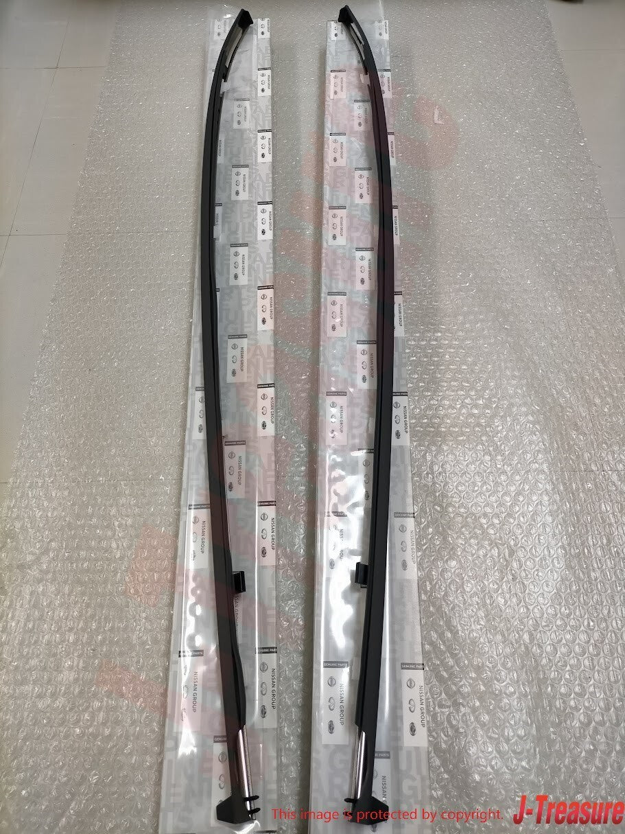 NISSAN 300ZX Z32 90-96 T-Top Genuine Front Windshield Side Molding RH LH Set OEM