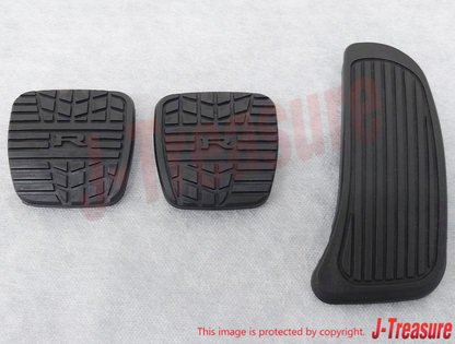 NISSAN SKYLINE GT-R R32 R33 R34 Genuine Accelerator Brake Clutch Pedal Pad OEM