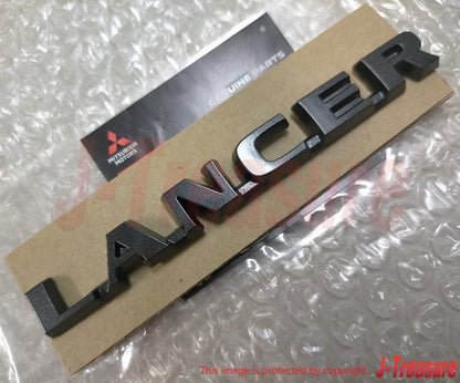MITSUBISHI LANCER EVOLUTION 8 EVO8 CT9A Genuine "LANCER" Trunk Lid Emblem OEM