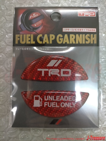 TRD TOYOTA Genuine Fuel Cap Garnish Red (For Gasoline Vehicles) MS010-00015
