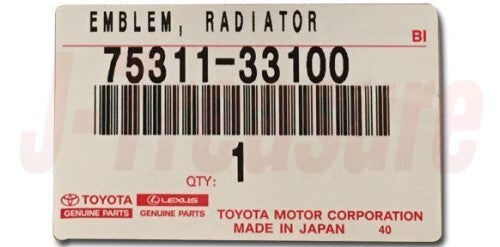 TOYOTA CAMRY MCV30 2002-2005 Genuine Radiator Grille Emblem 75311-33100 OEM