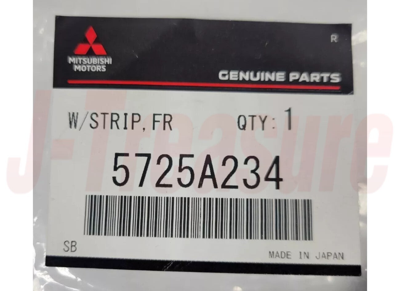 MITSUBISHI OUTLANDER SPORTS GA2W 11-23 Genuine Front Door Weather Strip RH OEM