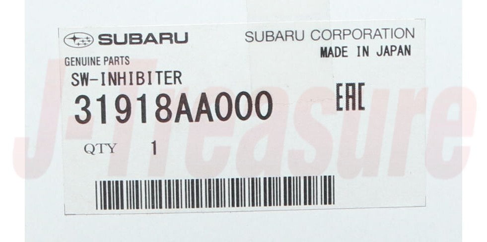 SUBARU IMPREZA WRX STI GDA 99-08 Genuine AT T/M Inhibitor Switch 31918AA000 OEM