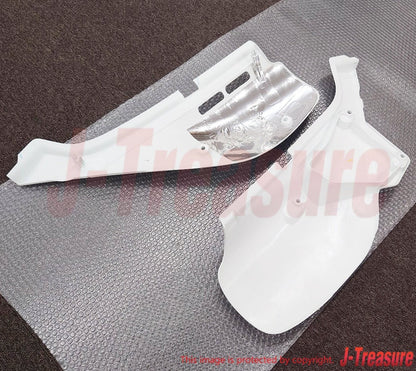 HONDA XR650L 00-09 12-17 Genuine Side Cover RH & LH Set *NH196* ROSS WHITE OEM