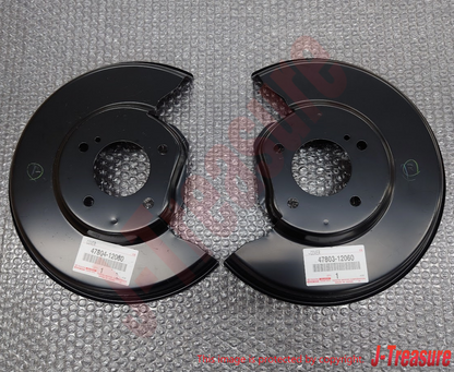 TOYOTA COROLLA AE101 Genuine Rear Disc Brake Dust Cover RH & LH set OEM