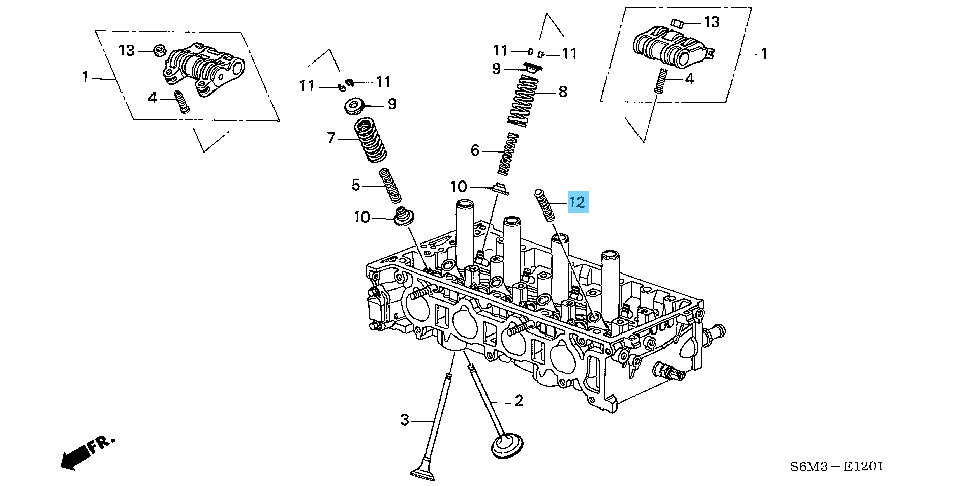 HONDA INTEGRA TYPE-R DC5 K20A Genuine Lost Motion Spring 14820-PNA-013 x4 Set