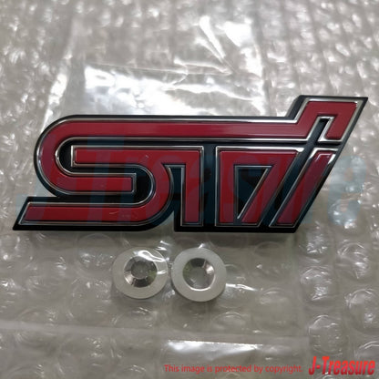 SUBARU BRZ ZC6 16-21 Genuine Front STi Emblem & Bracket & Screw 3 Piece Set OEM
