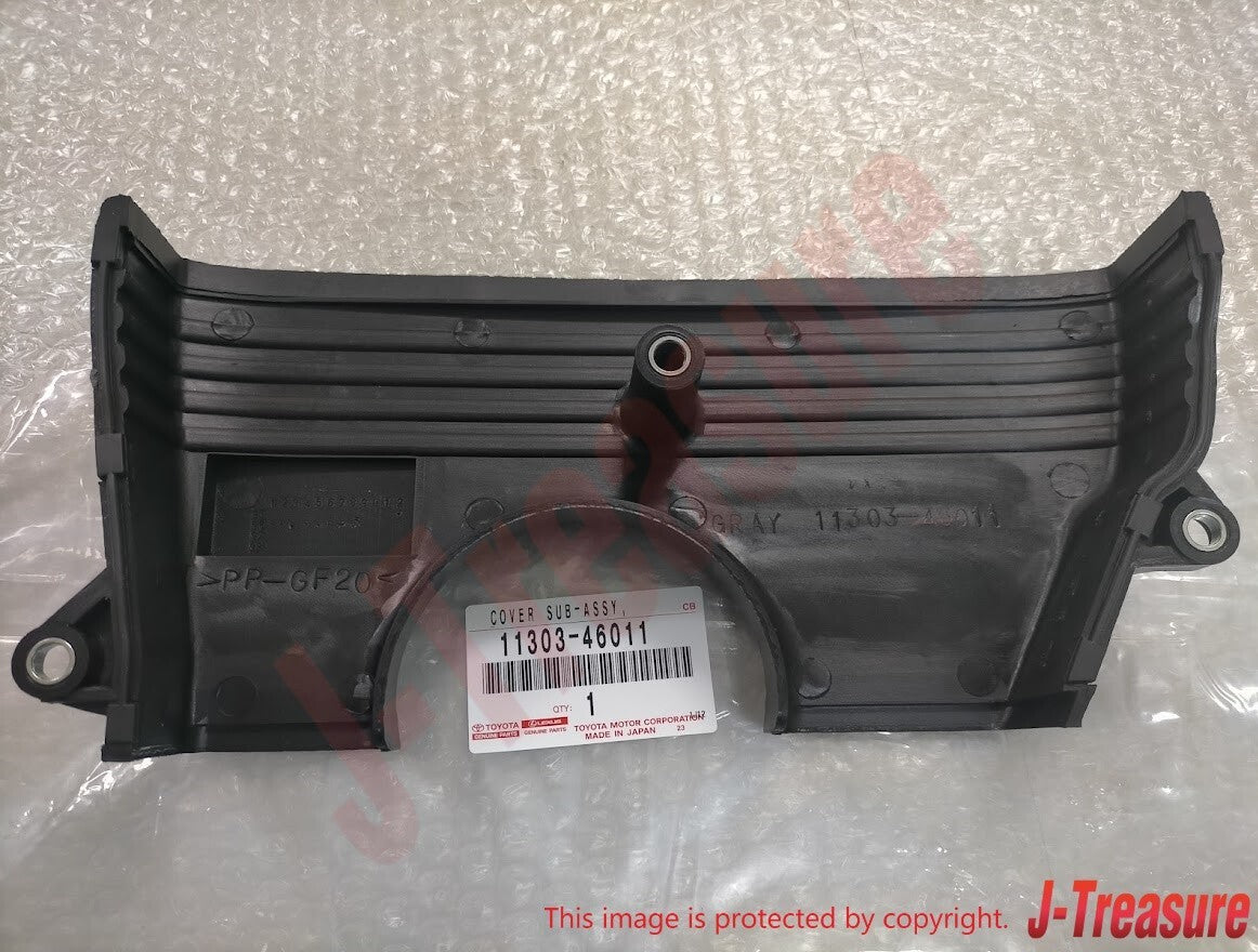 TOYOTA SUPRA JZA80 93-98 2JZ Genuine Upper Timing Belt Cover & Bolt x3  Set OEM