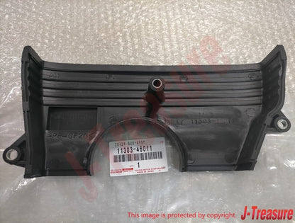 TOYOTA SUPRA JZA80 93-98 2JZ Genuine Upper Timing Belt Cover & Bolt x3  Set OEM
