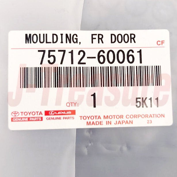 TOYOTA LAND CRUISER PRADO 120 125 Genuine Front Door Belt Molding RH LH Set OEM