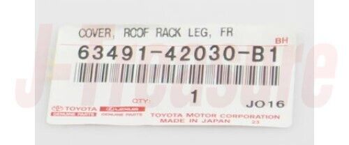 TOYOTA RAV4 ACA3# 08-12 Genuine Roof Rack Leg Cover Front & Rear RH LH Set OEM