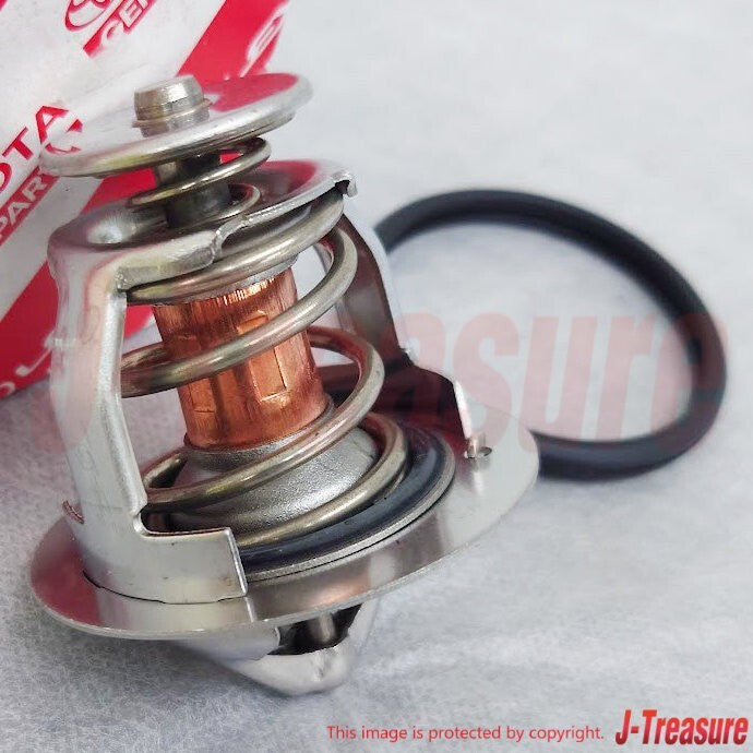 TOYOTA CAMRY ASV50 06-11 Genuine Engine Coolant Thermostat & GASKET set OEM