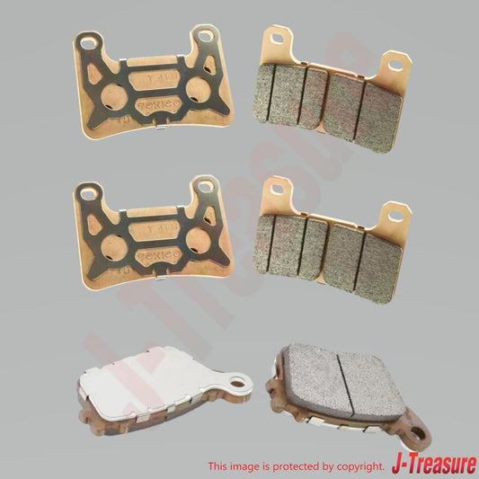 KAWASAKI NINJA ZX-10R ZX1000 08-15 Genuine Front(x2) & Rear Brake Pads Set OEM