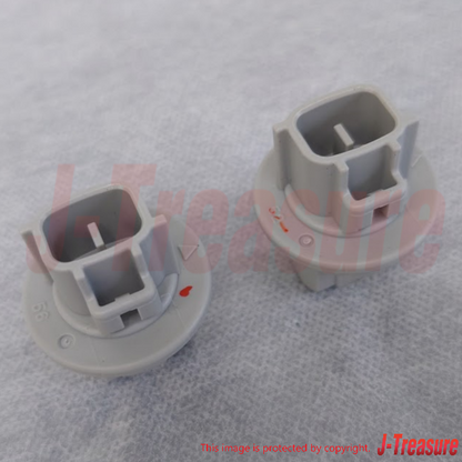 TOYOTA 4RUNNER GRN210 03-05 Genuine Front Turn Signal Lamp Socket x2 set OEM