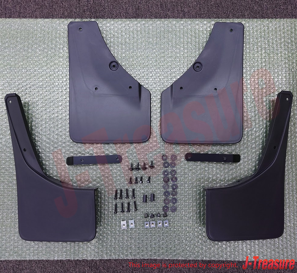 SUZUKI JIMNY SIERRA JB74W Genuin Mud Flap Black 4 Sheets Set 72201-78R00-BK1 OEM
