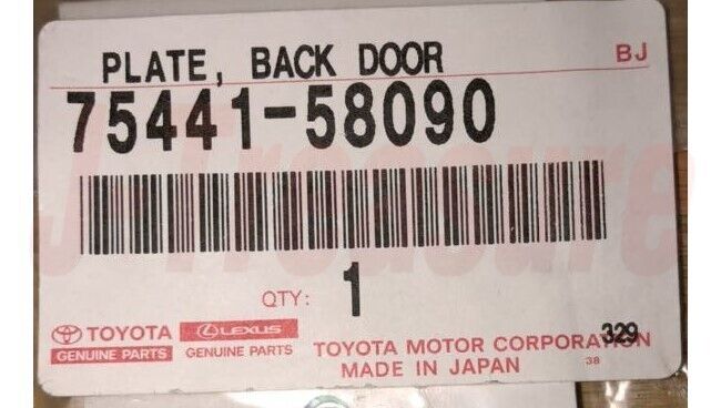 TOYOTA VELLFIRE AGH30 15-23 Genuine Back Door Name Plate Emblem 75441-58090 OEM