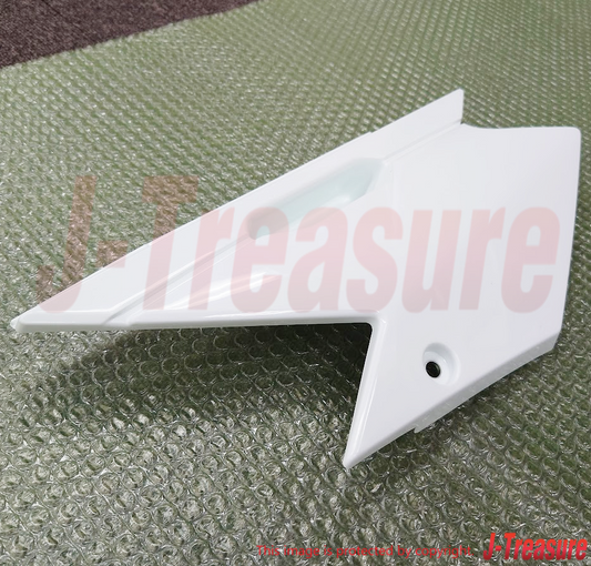 KAWASAKI KLX140 08-24 Genuine Rear Side Cover LH B.WHITE 36001-0154-266 OEM