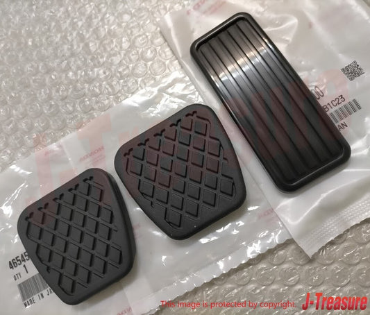 HONDA CIVIC EF9 90-91 Genuine Accelerator / Brake / Clutch Pedal Pad Set OEM