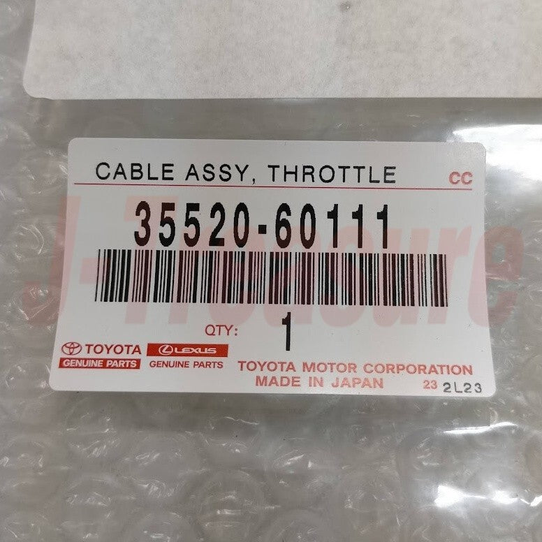 TOYOTA LAND CRUISER 1993-97 FZJ80 FZJ100 Genuine Throttle Cable 35520-60111 OEM