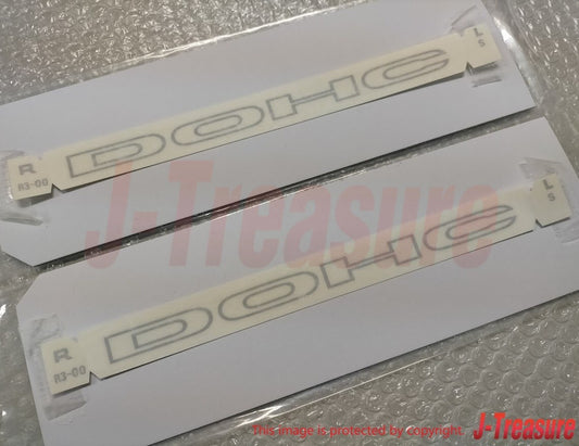 HONDA CIVIC EG EK SiR Genuine Side "DOHC" Sticker Decal 75772-SR3-003ZE x2 OEM