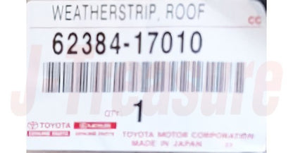 TOYOTA MR2 SPYDER ZZW30 '00-05 Genuine R/Roof Side Rail Weatherstrip RH & LH Set