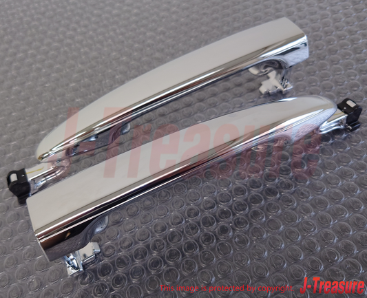 TOYOTA ALPHARD ANH10 02-15 Genuine Chrome Slide Door Outside Handle RH & LH Set