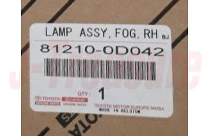 TOYOTA CAMRY ASV40 2010-2011 Genuine Front Fog Lamp Assy RH 81210-0D042 OEM