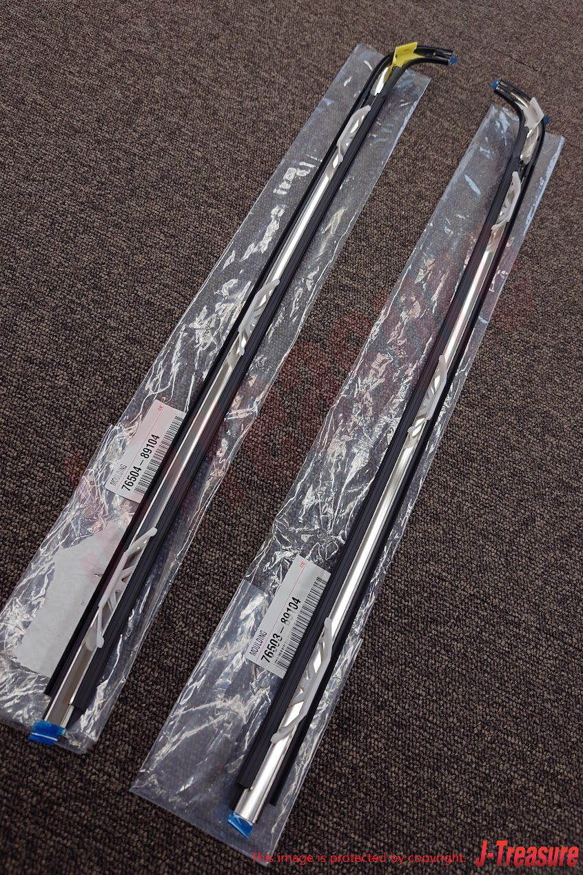 TOYOTA 4RUNNER VZN1#0 89-95 Genuine Outside Windshield Moulding RH & LH Set OEM