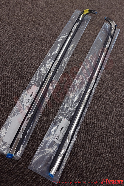 TOYOTA 4RUNNER VZN1#0 89-95 Genuine Outside Windshield Moulding RH & LH Set OEM