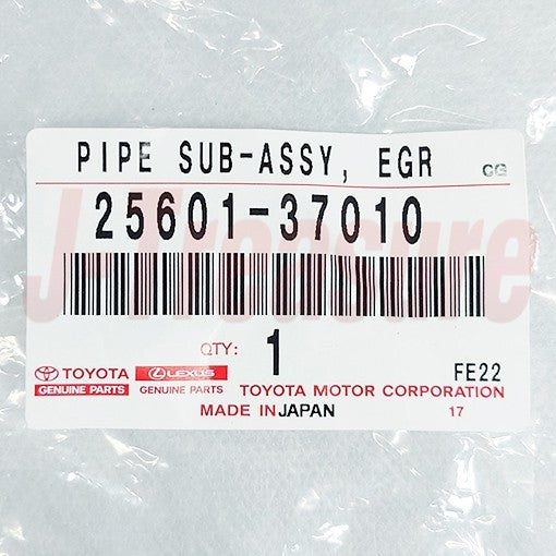 TOYOTA PRIUS 10-15 LEXUS CT200h 11-17 Genuine 2ZR-FXE EGR Pipe 25601-37010 OEM