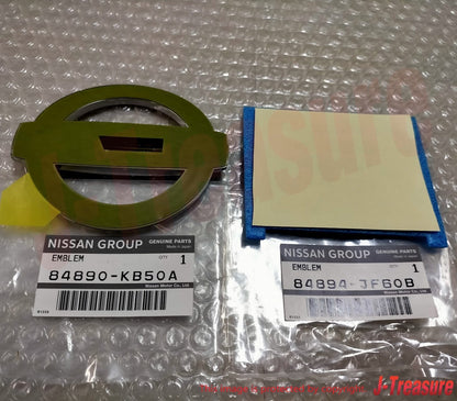 NISSAN GT-R R35 2011-2021 Genuine "NISSAN" & "GTR" Trunk Lid Emblem Set OEM