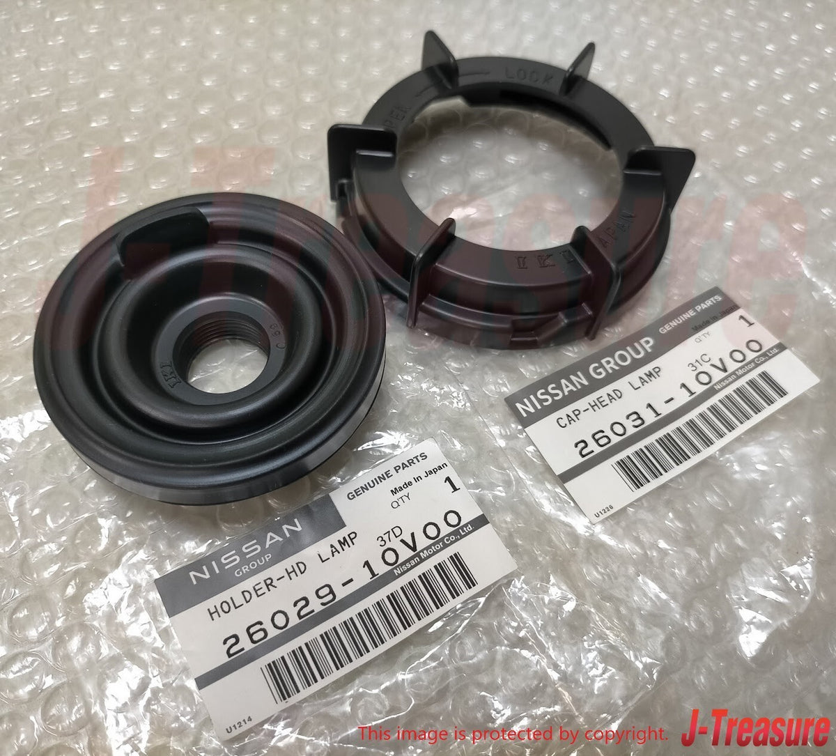 NISSAN SKYLINE ##R32 1989-1994 Genuine Head Lamp & Socket Cover Set RH LH OEM