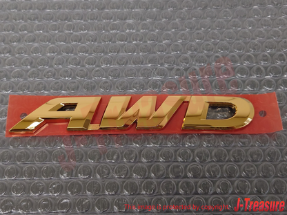 HONDA CR-V RW RT 16-22 Genuine Rear Gate Gold Emblem "AWD" 08F20-TLA-000B OEM