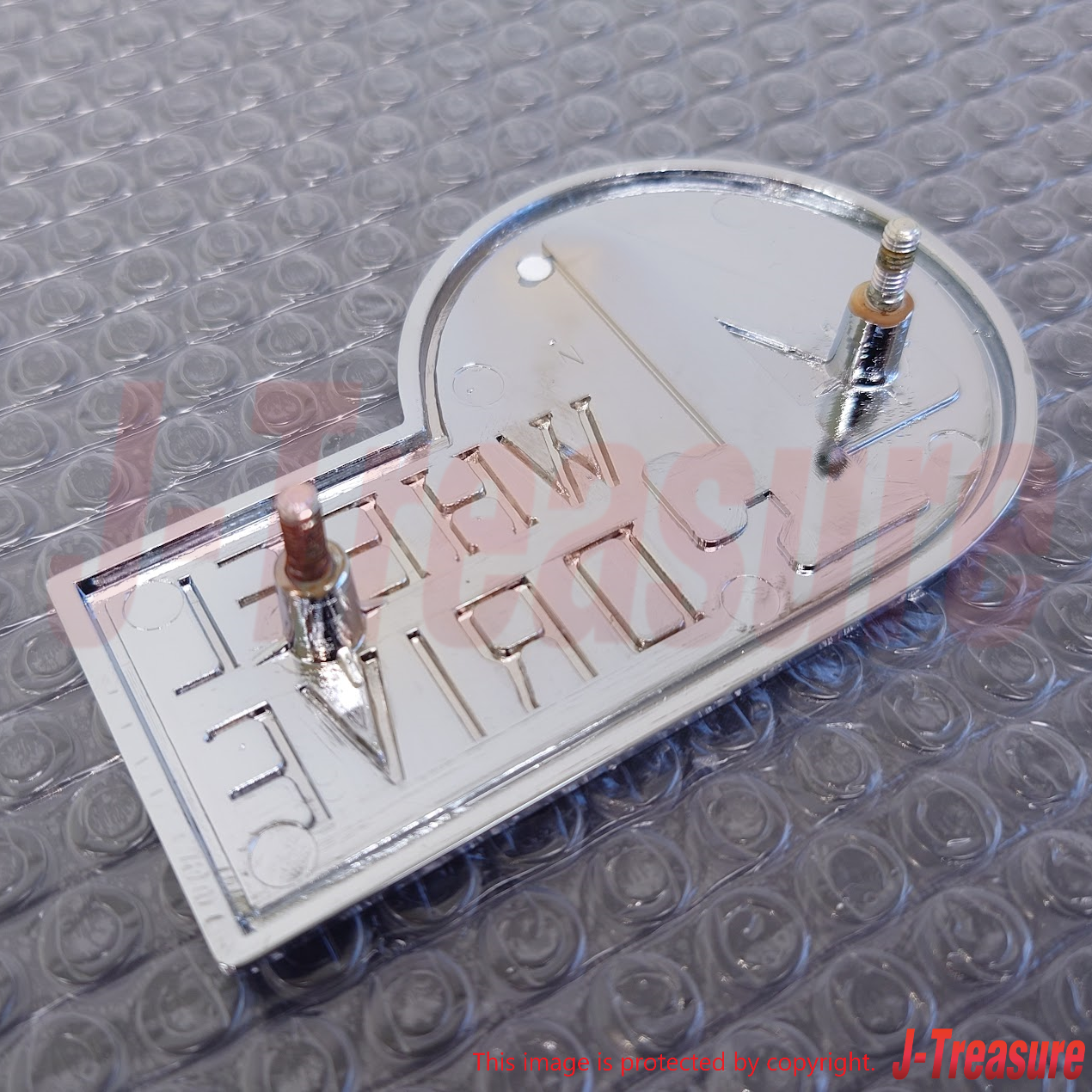 TOYOTA LAND CRUISER BJ40 FJ40 Genuine Rear "4WD" Emblem & Rear Plate Pad Set
