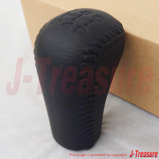 MITSUBISHI LANCER CS#A 00-12 Genuine 5MT Leather Shift Lever Knob MR656746 OEM