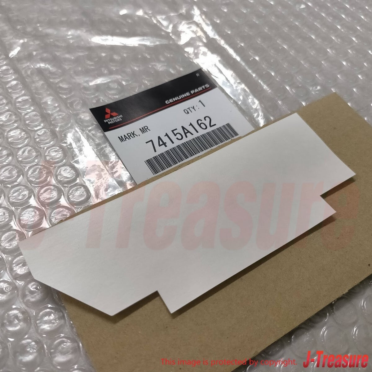 MITSUBISHI LANCER Evolution 8 CT9A Genuine MR Mark Emblem 7415A162 OEM