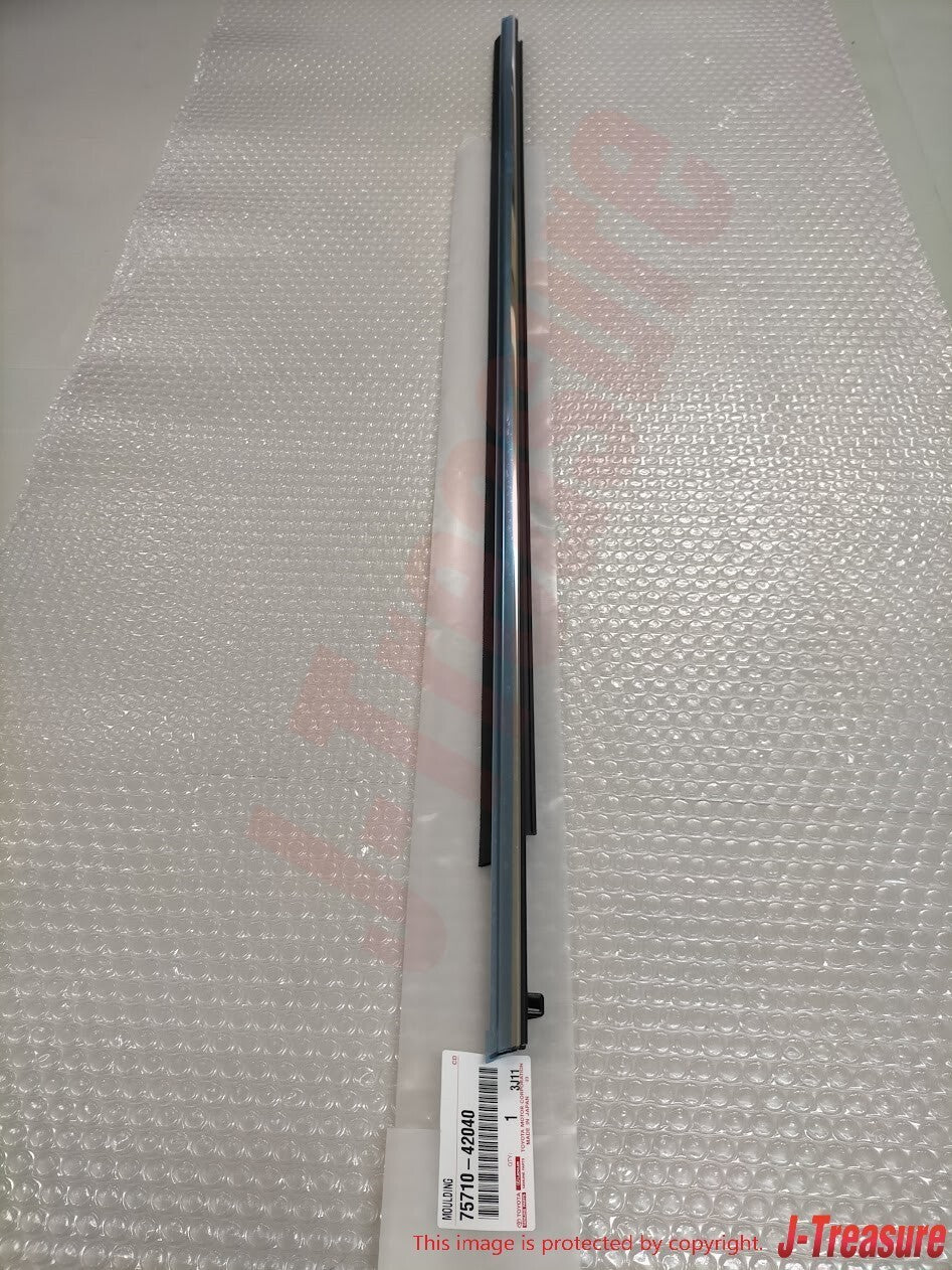 TOYOTA RAV4 ALA4# 13-18 Genuine Front & Rear Door Belt Moulding RH & LH Set OEM