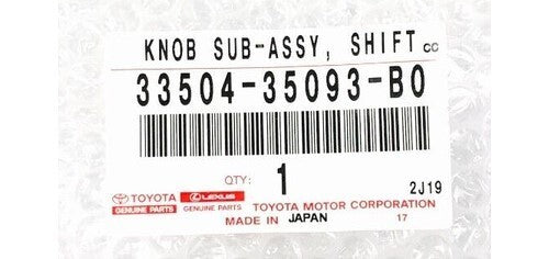 TOYOTA FJ CRUISER GSJ15 07-14 Genuine A/T & Transfer Shift Lever Knob Set OEM